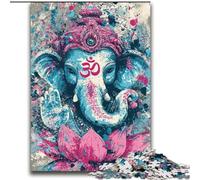 Puzzles Bouddha Fantastique pour Adultes 2000, Jeux Éducatifs DIY avec Affiche et Fiche de Questions Assorties pour 14 Ans et Plus (70x100cm)