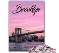 Puzzles Brooklyn 2000 pièces pour Adultes, Jeux éducatifs et Anti-Stress, Cadeaux du Père Noël Secret pour Les Enfants de 14 Ans et Plus (2000 pièces, 70x100cm)
