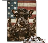 Puzzles Bulldog Forces Spéciales pour Adolescents 1000 Puzzles, Jeux Amusants Chaque pièce est Unique - Jeu Familial Stimulant (50x75cm)