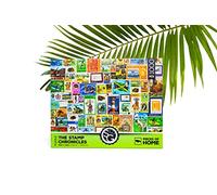 Puzzles by SG: Puzzle jamaïcain The Stamp Chronicles de 1000 pièces avec pièces mates et texturées. Livré avec carte d'information et affiche pleine taille. Le puzzle fini mesure 76,2 x 50,8 cm.