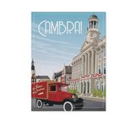 Puzzles，Cambrai France，1000 Pièces Jigsaw Puzzle Éducatif Intellectuel Décompression Fun Famille Jeu/Vacances Noël（75x50cm）-BN6