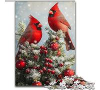 Puzzles Cardinal pour Adultes 1000 pièces, Jeux Amusants en Famille, activités à la Maison, Cadeau d'anniversaire, Cadeaux de Voyage (Taille 26x38cm)