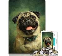 Puzzles Carlin Heureux pour Adultes et Adolescents, Puzzle 1000 pièces, Aidez Le Cerveau à Exercer, Jouets Addictifs pour Cultiver la Patience, Une Œuvre d'art (38x26cm)