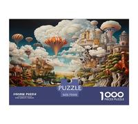 Puzzles carrés en Bois pour Adultes, 1 000 pièces, thème Conte de fées, Jeu éducatif (75 x 50 cm).