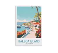 Puzzles Casse-tête 200 pièces Puzzle en Papier de Balboa Island Californie 200 pièces Jeu de décompression pour Jouets pour Adultes 35x25cm