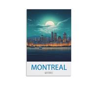 Puzzles Casse-têtes de 1000 pièces Montreal, Québec, décoration intérieure Fête d’Anniversaire, Jouet-Cadeau pour Hommes, Femmes, aînés, Seniors, 50x70cm