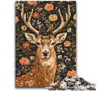 Puzzles Cerfs Fantastiques pour Adultes et Adolescents, Relax Games est Un pour Toute la Famille (38x26cm)