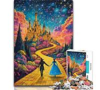 Puzzles Château pour Adultes 1000 pièces, Difficiles à compléter, mais Amusants et Humoristiques, décoration d'intérieur et Cadeaux Uniques (50x75cm)
