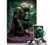 Puzzles Chevalier Magique pour Adolescents 1000 Puzzles, Staycation Kill Time Chaque Pièce Est Unique - Jeu Familial Amusant et Défi 50x75cm