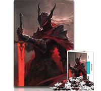 Puzzles Chevalier Maléfique pour Adolescents, 1 000 pièces, Jeu Familial Anti-Stress, défi Difficile, Cadeaux du Père Noël Secret (38x26cm)