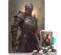 Puzzles Chevalier Squelette 1000 pièces pour Adultes, Jeu Stimulant et décoration Murale familiale, Cadeaux d'anniversaire et de Noël Uniques 38x26cm
