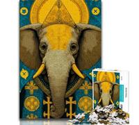 Puzzles Chevaliers médiévaux 1000 pièces pour Adolescents, Jeu Stimulant et Jeu Familial avec pièces entièrement emboîtables de Formes aléatoires (38x26cm)