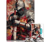 Puzzles Chevaliers médiévaux pour Adolescents : 1000 Puzzles, Difficiles à réaliser, mais Amusants et Humoristiques, décoration d'intérieur et Cadeaux Uniques (38x26cm)