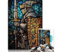 Puzzles Chevaliers médiévaux pour Adultes 1000 pièces, pour Jeu éducatif, défi, Collection d'artistes, Beaux-Arts 50x75cm