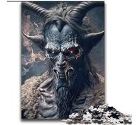 Puzzles Chèvre Diable pour Adultes et Adolescents, Jeux Amusants, Chaque pièce est Unique - Jeu Familial Stimulant 70x100cm