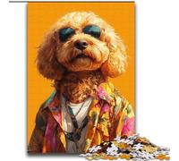 Puzzles Chien Mode 2000 Pièces pour Adultes et Ados, Vacances à la Maison pour Passer Le Temps et Améliorer l'amour Entre Couples (70x100cm)