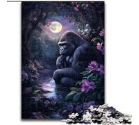 Puzzles chimpanzés de la Jungle 1000 pièces pour Adolescents, à partir de 14 Ans, décoration d'intérieur, Jeux de Famille, Cadeaux de Noël et d'anniversaire (26x38cm)