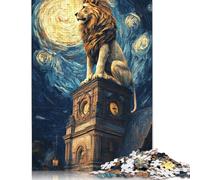 Puzzles chrétiens Lion pour Adultes, 500 pièces, Puzzles pour Enfants, Jeux et Jouets, Cadeau, 500 pièces (52 x 38 cm)