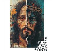 Puzzles chrétiens pour Adultes - 1000 pièces - Jeu de Puzzle Stimulant et Amusant - 38 x 26 cm