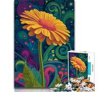 Puzzles chrysanthèmes pour Adultes 1000 pièces, stimulent Le Cerveau, stimulent la Patience, Excellent Cadeau (38x26cm)