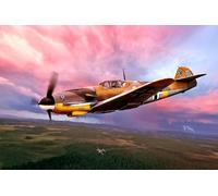 Puzzles Classiques 1000 Pieces Cool Avion De Combat Jaune-Vert dans Le Ciel Allemand De La Seconde Guerre Mondiale 38x26cm