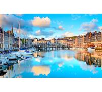 Puzzles Classiques 1000 Pieces Vieux Port De Bama Calvados Normandie 75 * 50Cm