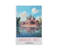 Puzzles Classiques Puzzle 1000 Pièces,Angkor Wat Cambodge,Adultdecompression Paper Jigsaws Toys, Kids Toys Cadeaux(38x26cm)-FT86