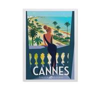 Puzzles Classiques Puzzle 1000 Pièces,Cannes - Côte d’Azur,Adultdecompression Paper Jigsaws Toys, Kids Toys Cadeaux(38x26cm)-BL65