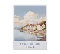 Puzzles Classiques Puzzle 1000 Pièces,Lyme Regis Angleterre,Adultdecompression Paper Jigsaws Toys, Kids Toys Cadeaux(75x50cm)-ES15
