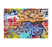 Puzzles Classiques Puzzle 1000 Pièces，Mur de Graffitis - Art Urbain，Adultdecompression Paper Jigsaws Toys, Kids Toys Cadeaux（75x50cm）-T34