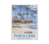 Puzzles Classiques Puzzle 1000 Pièces，Punta Cana République Dominicaine，Adultdecompression Paper Jigsaws Toys, Kids Toys Cadeaux（38x26cm）-BQ85