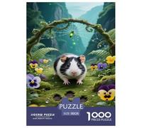 Puzzles Cochon d'Inde De 1000 Pièces pour Adultes,Paysage Fantastique Un Jeu De Dexérité Très Difficile Puzzle Jeu Éducatif Aux Défis 38x26cm/1000pcs