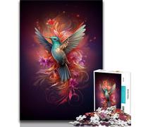 Puzzles colibris artistiques pour Adolescents, 1 000 pièces, Assemblage de Motifs, activités Amusantes à la Maison, Cadeau d'anniversaire, Cadeaux de Voyage (50x75cm)