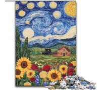 Puzzles Collage Tournesol 1000 pièces pour Adultes et Adolescents, à partir de 14 Ans, décoration d'intérieur, Jeux de Famille, Cadeaux d'anniversaire de Noël (26x38cm)