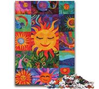 Puzzles Collage Tournesol pour Adultes et Adolescents, Relax Games est Un pour Toute la Famille (38x26cm)