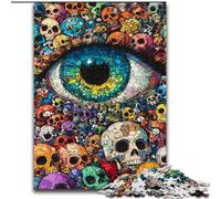 Puzzles Color Eyes 1000 pièces pour Adultes et Adolescents, stimulent Le Cerveau, Jouets addictifs pour cultiver la Patience, décoration Parfaite (50x75cm)