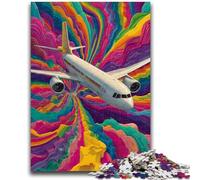 Puzzles Color Plane 1000 pièces pour Adultes, Cadeaux pour Passer Un Bon Moment à la Maison Chaque pièce est Unique - Jeu Familial Stimulant (38x26cm)
