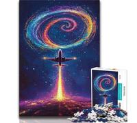 Puzzles Color Plane pour Adultes 1000 pièces, Anti-Stress, défi Difficile, idéal pour la décoration de Bureau (50x75cm)