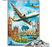 Puzzles Color Plane pour Adultes 2000 pièces, Jeux Amusants, Chaque pièce est Unique - Jeu Familial Stimulant (70x100cm)