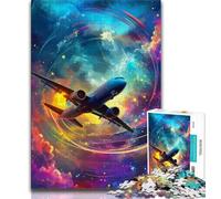 Puzzles Color Plane pour Adultes et Adolescents, 1000 pièces, pour stimuler Le Cerveau, Jouets addictifs pour cultiver la Patience et l'interaction Parent-Enfant (38x26cm)
