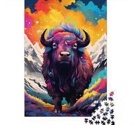 Puzzles colorés Art Yak 1000 pièces pour Adultes, Puzzles 1000 pièces, Jouet Puzzle à Faire soi-même comme Cadeau d'anniversaire 1000 pièces (75 x 50 cm)