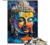 Puzzles colorés de 1000 pièces représentant des Graffitis de Bouddha, Cadeaux pour Adolescents, stimulent Le Cerveau, stimulent la Patience, et offrent Une décoration Parfaite (50x75cm)