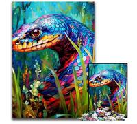 Puzzles colorés de 1000 pièces représentant des Serpents, Puzzles impossibles pour Adultes, activité familiale, Casse-tête, décoration intérieure, Cadeau de Noël 50x75cm/19,68x29,52 Pouces