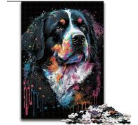 Puzzles colorés de 1000 pièces représentant Un Dogue du Tibet, pour Adultes, Jeu de décoration Stimulant, Jouet interactif Familial, Taille 38x26cm
