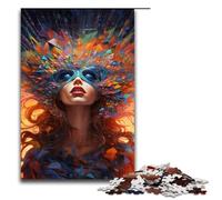 Puzzles colorés de 1000 pièces représentant Une déesse Fantastique pour Adultes idéal pour Les Adolescents de 14 Ans et Plus 75 x 50 cm