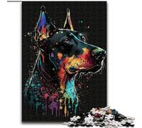 Puzzles colorés de Berger Allemand pour Adolescents, 1000 pièces, Art intéressant, réduction du Stress, liste de souhaits avec Le Père Noël, pour Les 14 Ans (26x38cm)