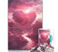 Puzzles colorés de Nuages d'amour pour Adolescents, avec pièces entièrement emboîtables de Formes aléatoires, pour Les Enfants de 14 Ans et Plus, 50x75cm