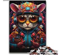 Puzzles colorés en Forme de Souris mécanique pour Adultes et Adolescents, Jeux stimulants, décoration Murale, Cadeaux Uniques pour Anniversaire et Noël (70x100cm)