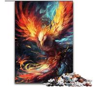 Puzzles colorés Phoenix Bird pour Adolescents (1000 pièces), pour Les 14 Ans et Plus Entraînez Votre Cerveau et Vos Mains Cadeaux de Noël (26x38cm)