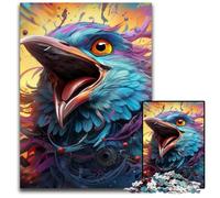 Puzzles colorés pour Adultes, Motif Moineau, 1000 Puzzles stimulants, activités Amusantes à la Maison, Cadeaux d'anniversaire et de Voyage, 50x75cm/19,68x29,52 Pouces